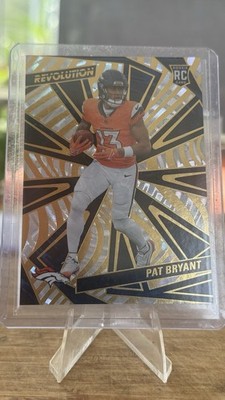 2025 Panini Revolution Pat Bryant Denver Broncos #230 RC Fractal /99