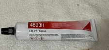 3M High Performance Industrial Plastic Adhesive 4693H, Light Amber, 5 oz Tube