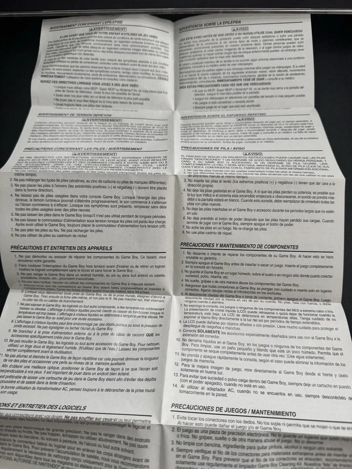 Harvest Moon - Japan Version- Nintendo Gameboy W Gameboy Manual - Image 4 of 4