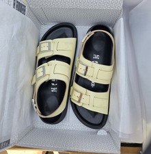 Birkenstock Cannes Natural Leather Butter Color Narrow
