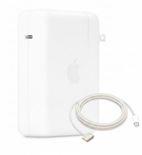 Genuine Apple 140W USB-C Power Adapter Macbook M1 W/Magsafe 3 Cable Starlight