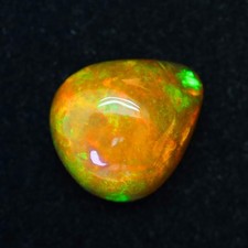 4.59ct Honey Comb Patt 3D Mix Spectacular Color play Semi Black Welo Fire Opal