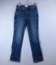 Madewell Stovepipe Jeans Womens Size 27 Mid Rise Medium Wash Blue