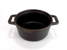 Staub Cast Iron 0.275 qt Mini Cocotte No Lid Chipped Made In France