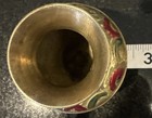 4 Pc Handcrafted Brass Holy Water Pots, Handmade in India Midcentury — photo 8