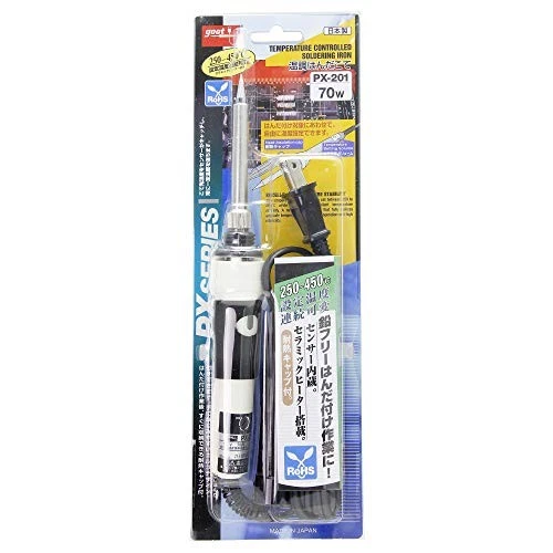 Ferro de solda GOOT controle de temperatura PX-201 70W fabricado no Japão frete grátis - Imagem 3 de 4
