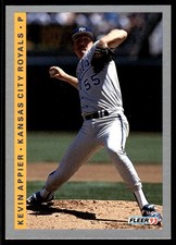 Kevin Appier 1993 Fleer #235 Royals MLB READ FREE SHIPPING AutographDen