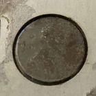 1943-D Iron Penny Rusty Carded Graded Yrs Ago