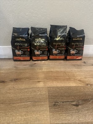 4 PACK - Lavazza Espresso Barista Gran Crema Whole Bean Coffee 2.2 Lbs Bag
