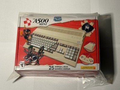 Retro Games The A500 Mini 25 Amiga Games Unopened NEW Factory Sealed