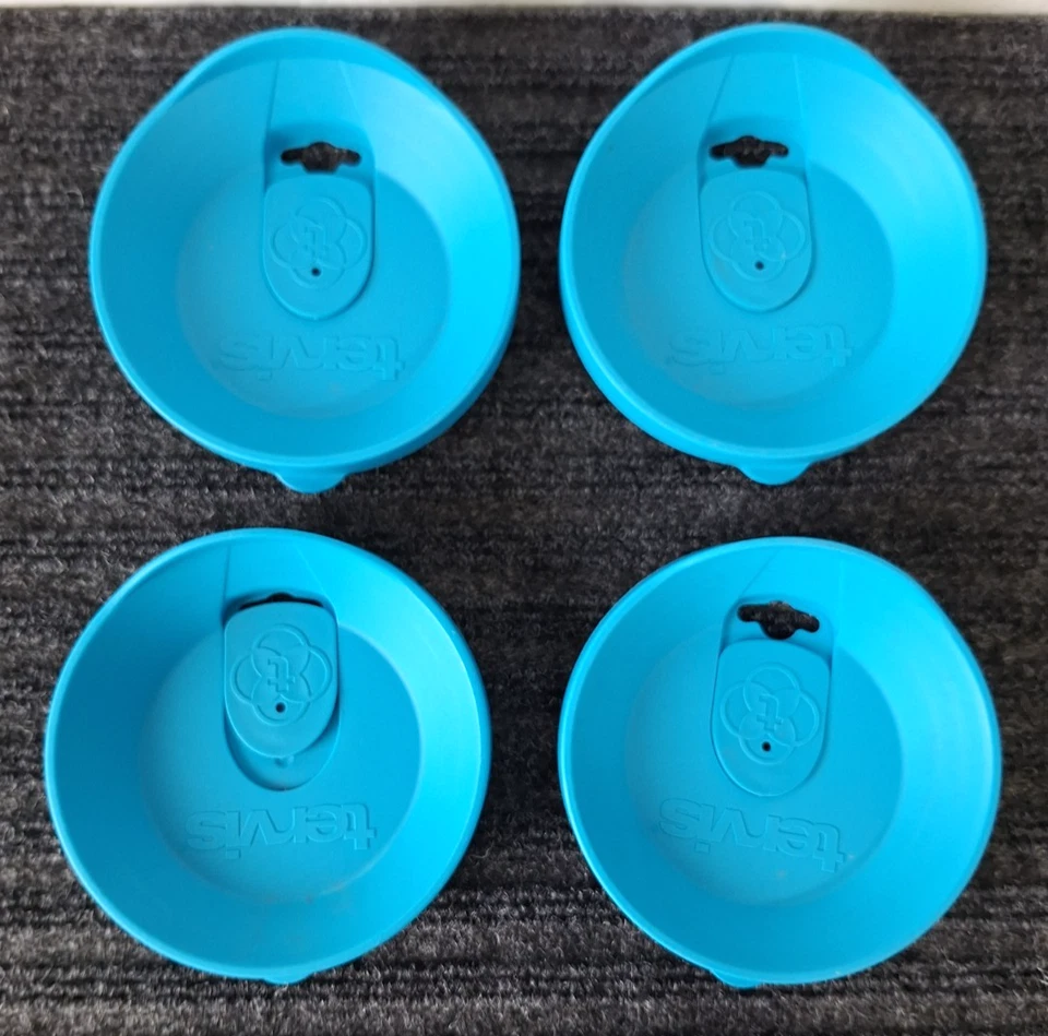 Vaso Tervis 16oz Tapa de Viaje con Deslizante en Azul Paquete de 4 Repuestos Genuinos Ne Foto 3 de 4
