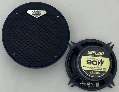 CLARION PRO AUDIO SRF1380 5.25  COAXIAL CAR SPEAKERS OLD SCHOOL NEW PAIR