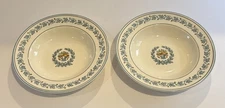 Set of 2 Myott, Sons & Co 8" Rimmed Soup Bowls Elegance. Staffordshire England