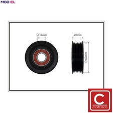 DEFLECTIONGUIDE PULLEY VRIBBED BELT 98-00 FOR CADILLAC ISUZU BIGHORN/III/Open