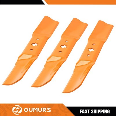 3Pcs Blades fit Troy Bilt 942-05056A 942-05056 Super Bronco 54 Mustang XP 54