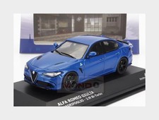 1:43 SOLIDO Alfa Romeo Giulia Quadrifoglio 2016 Blue SL4313104 Model