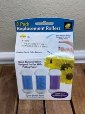 NEW Ped Egg Power Genuine Refill Replacement Rollers  3 Pack FREE SHIPPING
