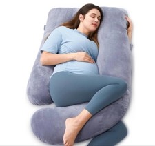 Momcozy Pregnancy Pillow, U Shaped Full Body Maternity Pillow for Sleeping with