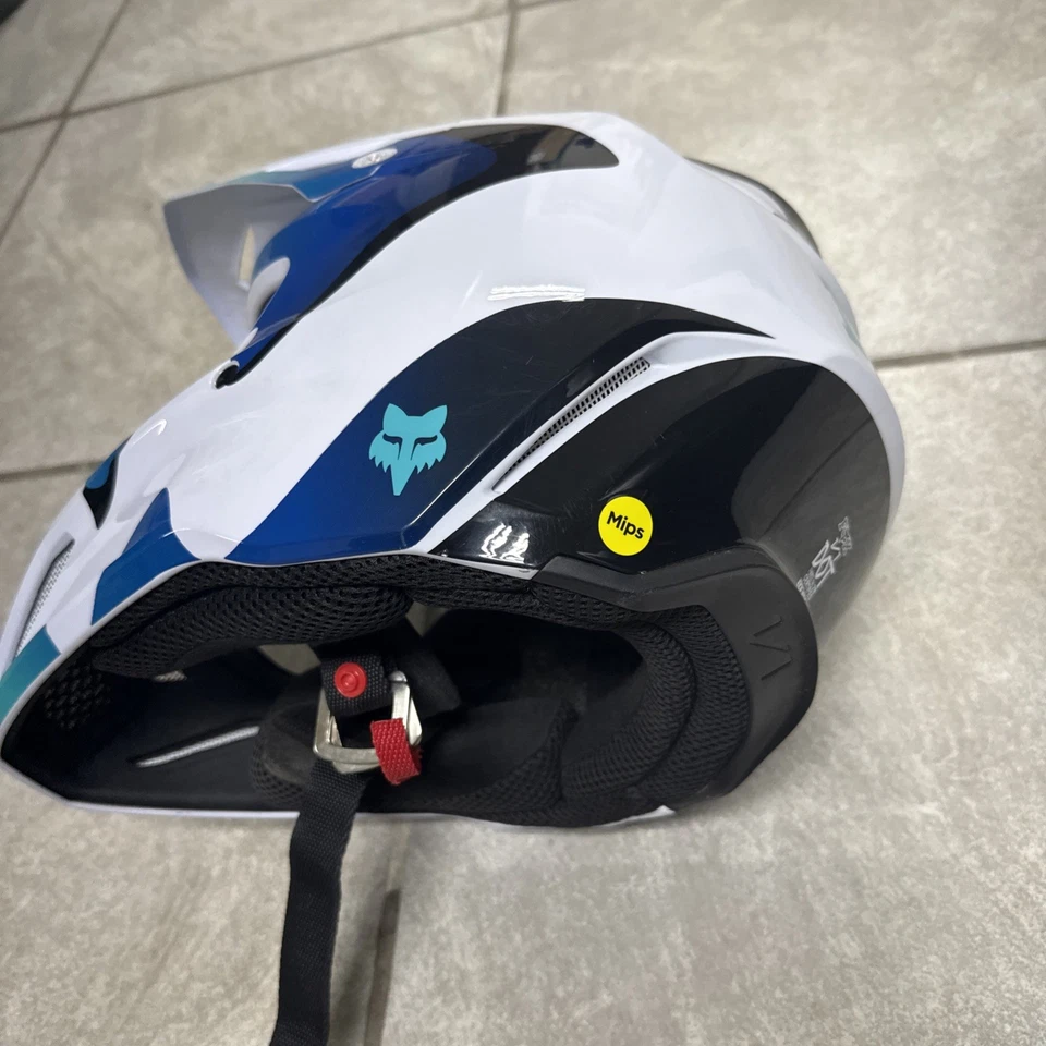 FOX RACING V1 KOZMIK HELMET M - Image 4 of 4