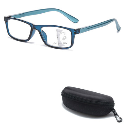 Multifocus Reading Glasses Computer Readers Spring Hinge Progressive Eyeglasses