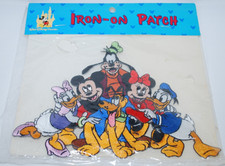 Walt Disney World Iron -On Patch NEW 6x8 embroidered Mickey Mouse Gang Patch.
