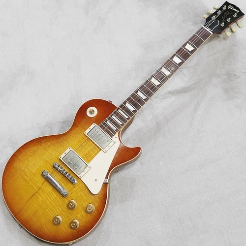Used Gibson CS HC 1959 Les Paul Reissue '04 Aged Washed Cherry Sunburst 830261