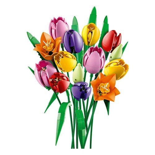 LEGO 11501 Botanicals Bouquet di Tulipani Set Adulti Fiori Mattoncini