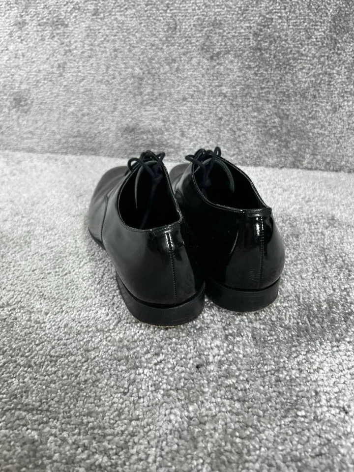 Zapatos de esmoquin Churchs charol para hombre talla 8 Reino Unido 9 Estados Unidos negros Oxford Foto 4 de 4