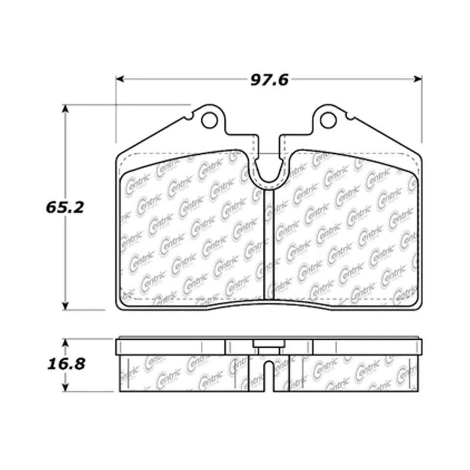 Para Ferrari 512 TR 1992-1994 | Pastillas de freno de disco traseras centradas | Envío rápido Foto 4 de 4