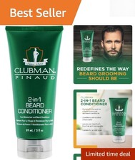 Pinaud 2-in-1 Beard Conditioner & Face Moisturizer, 3 oz - Natural & Nourishing