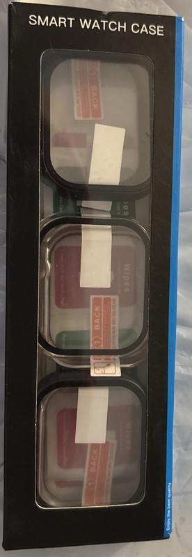 6 pack hard case for Apple Watch 11/10 46mm black
