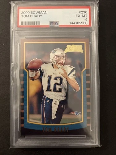 2000 Bowman Tom Brady #236 (RC) PSA 6