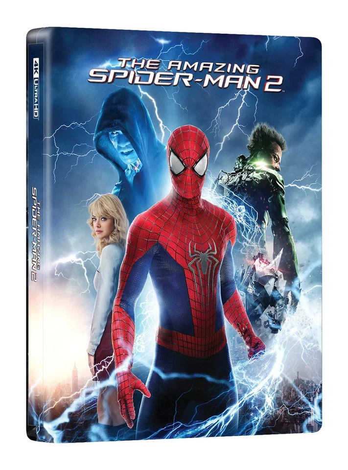 AMAZING SPIDER-MAN 2 MANTA LAB DOUBLE LENTICULAR A 4K UHD BLU-RAY STEELBOOK *NEW - Image 3 of 4
