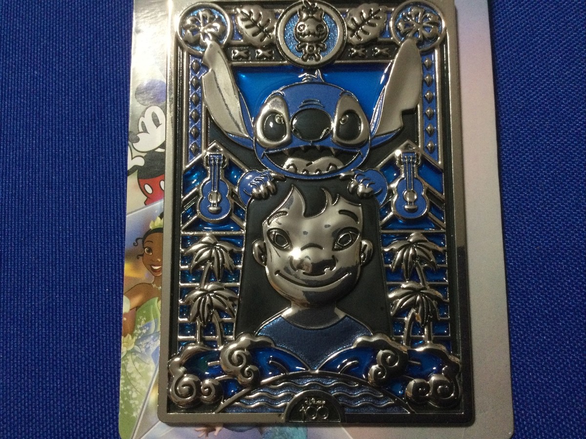 Disney Pin 100 Years Of Wonder 100th Lilo & Stitch Jumbo LE