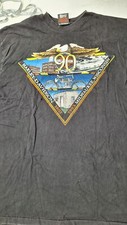 Vintage HARLEY DAVIDSON T Shirt 1993 American Eagle Iowa 90 Years