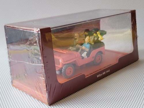 LA JEEP de TINTIN Au Pays de L'or Noire - WILLYS MB 1943 - diecast 1:43 car - Picture 5 of 7