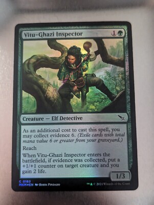 Vitu-Ghazi Inspector (MTG- Murders at Karlov Manor) Near Mint Foil English