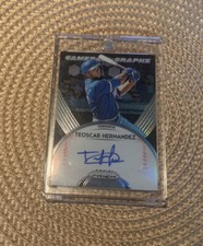 2019 Panini Prizm Gameball Graphs Silver Teoscar Hernandez #GB-TH Auto Bluejays