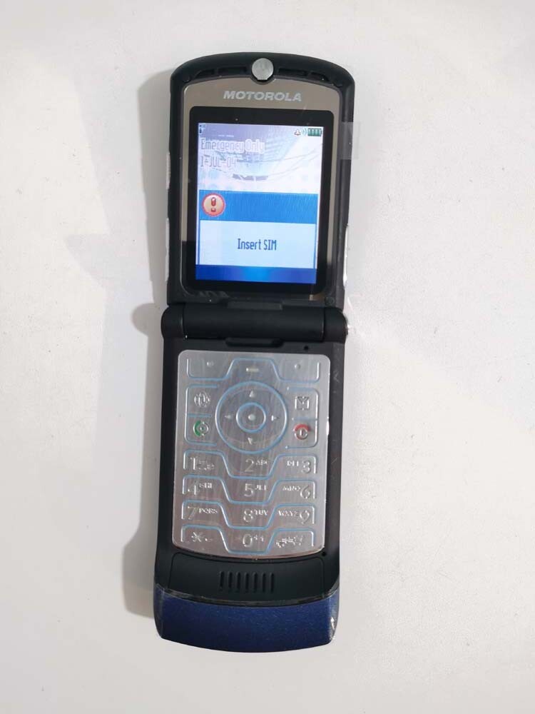 Motorola RAZR V3 - 5 MB - Cosmic Blue (Unlocked) for sale online