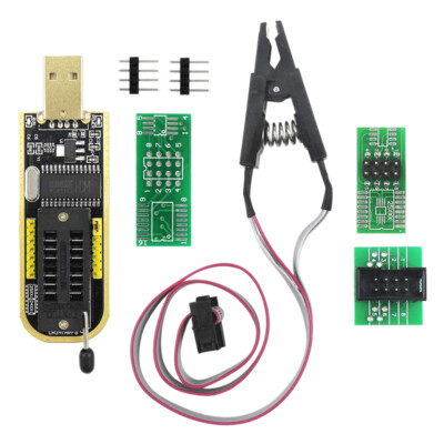 1X(SOP8 SOIC8 Test Clip for EEPROM 25CXX / 24CXX with CH341A 24 25 Series EEPROM