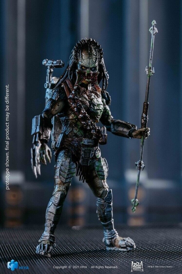 カ*シ様 PREDALIEN vs PREDATOR フィギュア　未使用 HIYA AVP Hybrid Predalien Battle Damaged 1:18th Scale Action