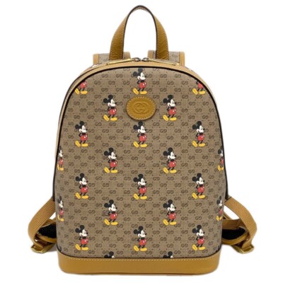 GUCCI x Disney GG Supreme Mickey Mouse Small Backpack Bag New Rare