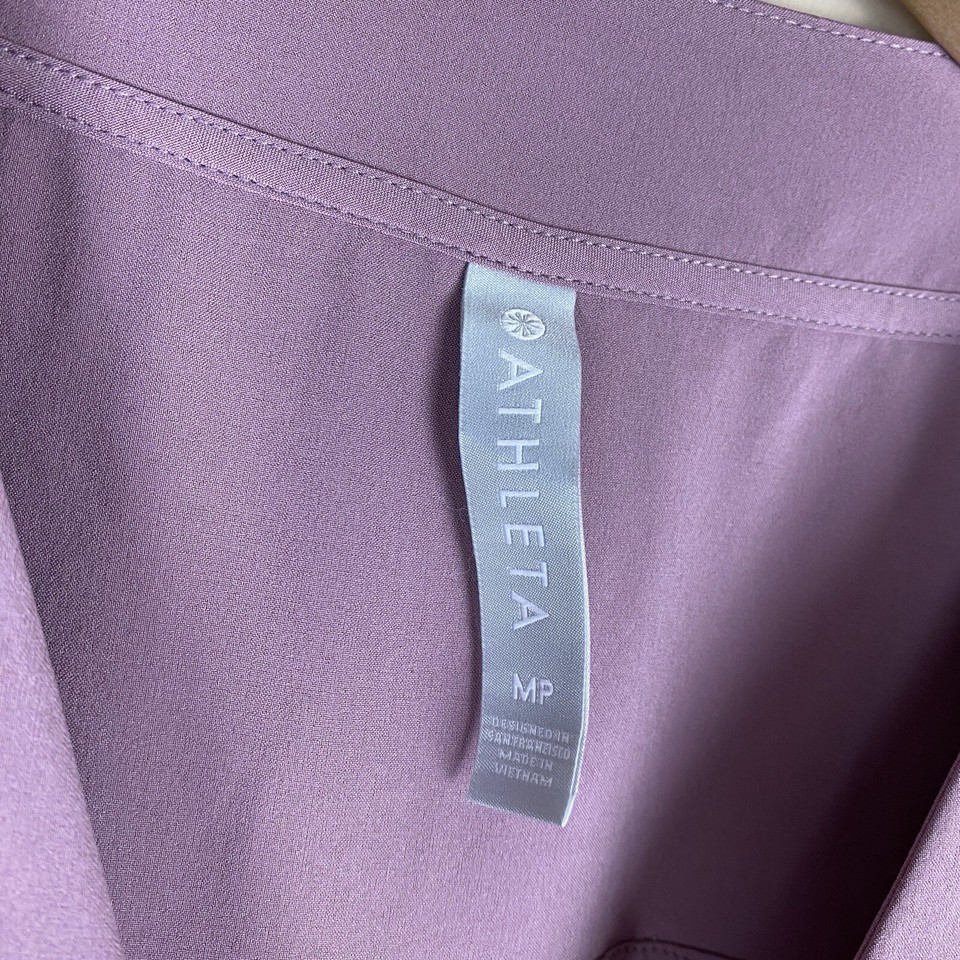 Athleta Marlow Maxi Dress MP Lightweight Travel Cascadia Violet Purple