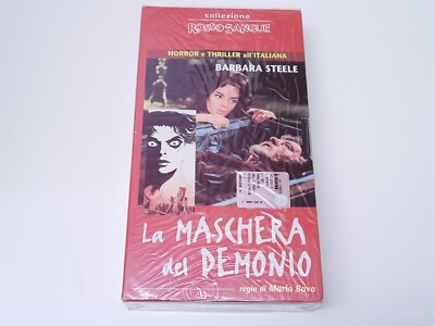 La Maschera del Demonio VHS Italy PAL Video Black Sunday Mario Bava Barbara Stee