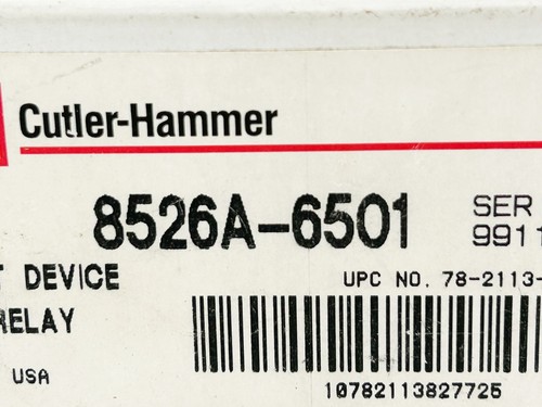 New Cutler Hammer 8526A-6501 Output Device Relay DPDT - Picture 2 of 6