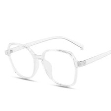  Clear Lens Glasses Nerd Geek Fake Eye Wear Men Women Fashion Square Frame Black