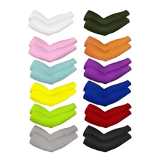 UV Sun Protection Arm Sleeves for Men Women - Compression Golf Cooling Sleeves