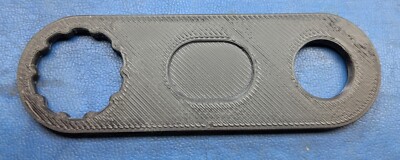 3D Printed End Cap Wrench   SilencerCo 22Sparrow (First Generation)