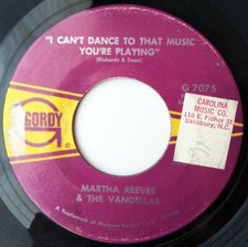 Martha Reeves & The Vandellas I Cant Dance To...
