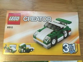 Lego 3 in 1 Sets 5865 Mini Dumptruck, 6742 Mini Off-Roader, 6910 Mini Sports Car